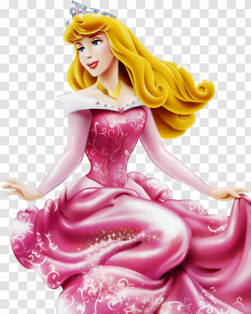 Princess Aurora Cinderella Belle Disney - Figurine Transparent PNG