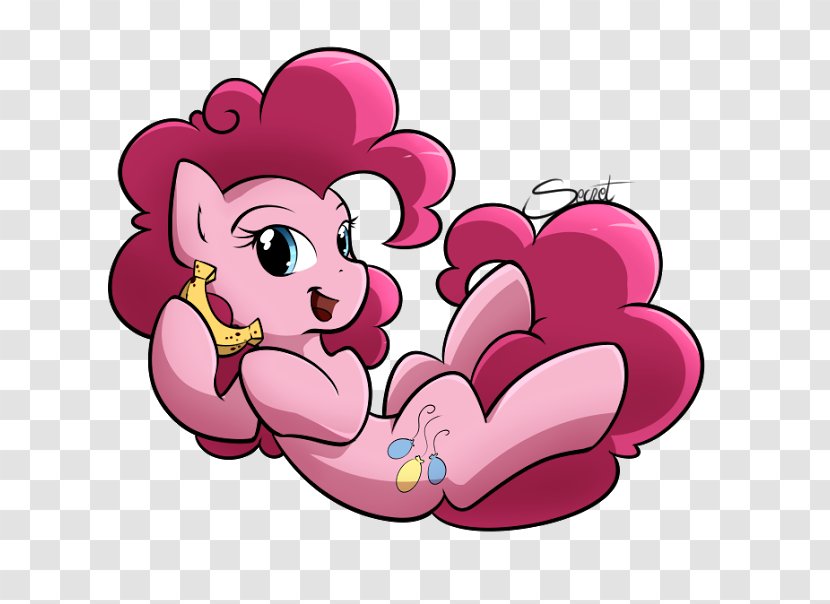 Pinkie Pie My Little Pony Clip Art - Heart - Bedtime Images Transparent PNG