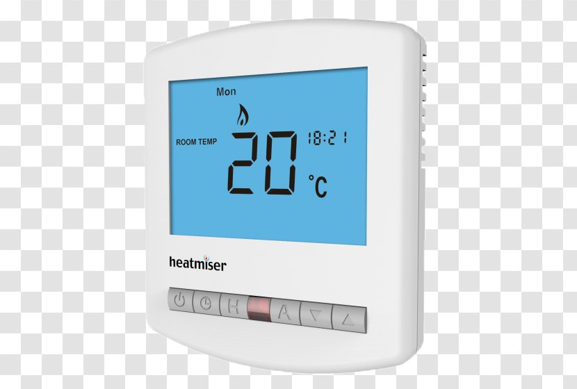 Programmable Thermostat Underfloor Heating Room Central - Program Save Energy Transparent PNG