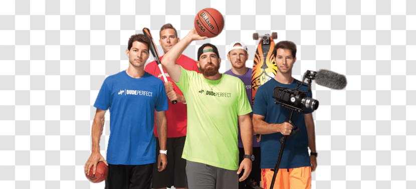 Dude Perfect YouTuber Sport Entertainment - Core Group - Youtube Transparent PNG