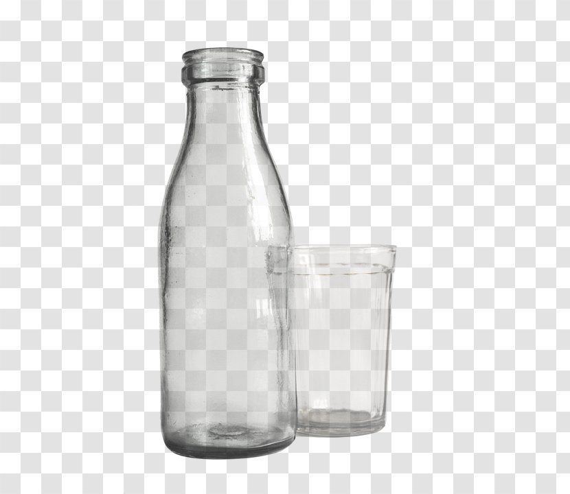 Glass Bottle Table-glass Image - Container Transparent PNG