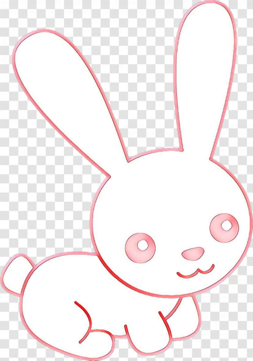 Easter Bunny Background - Head - Tail Rabbits And Hares Transparent PNG