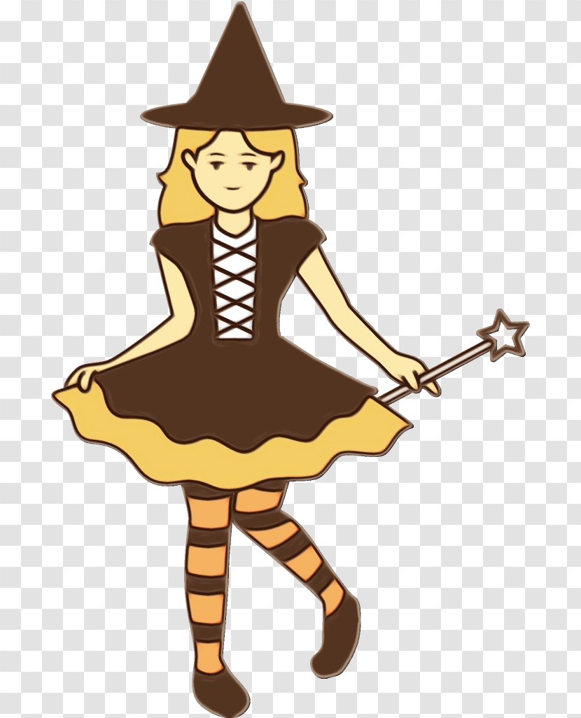 Cartoon Costume - Watercolor Transparent PNG