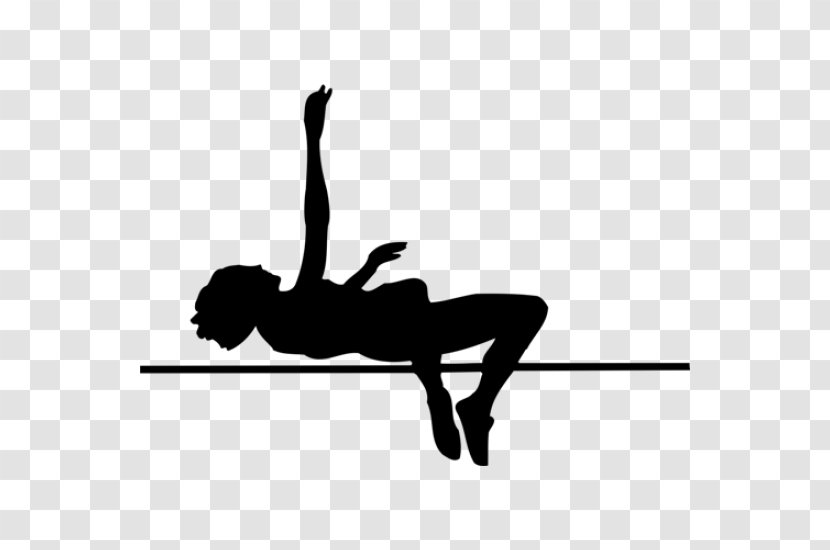 Track & Field High Jump Jumping Athlete Long - Stretching Transparent PNG
