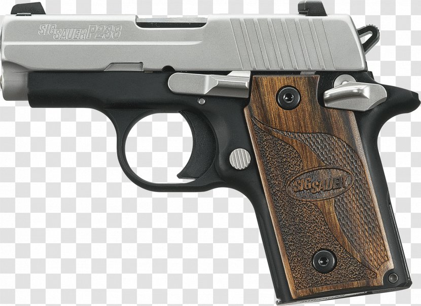 SIG Sauer P238 .380 ACP Semi-automatic Pistol Automatic Colt - Sig - Handgun Transparent PNG