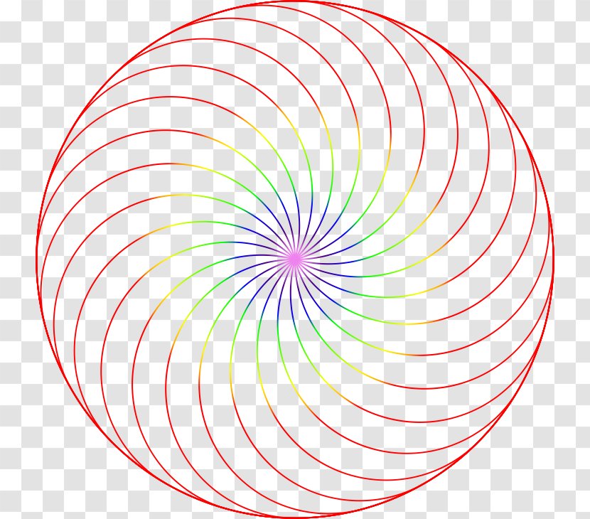 Spiral Circle Vortex Point - Symmetry Transparent PNG