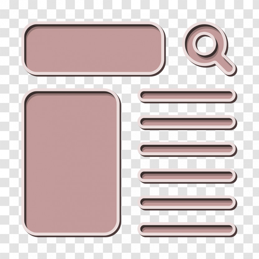 Ui Icon Wireframe Icon Transparent PNG