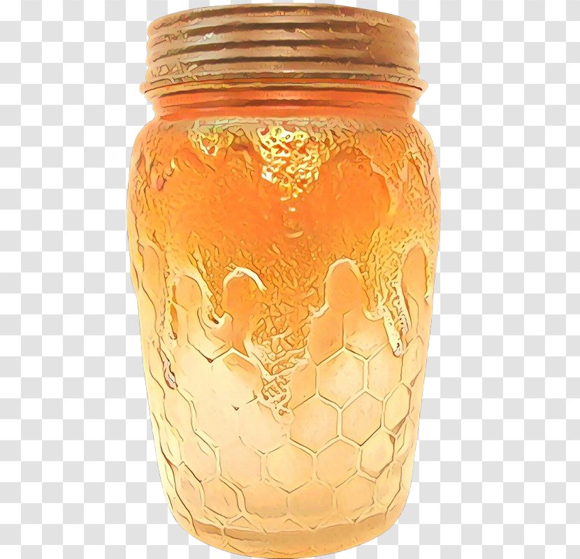 Honey Background - Mason Jar - Tableware Food Storage Containers Transparent PNG