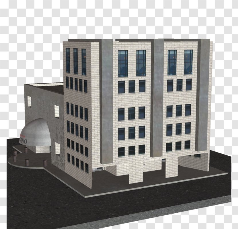 Commercial Building Facade Mixed-use Architecture - Home - Lightwave 3d Transparent PNG