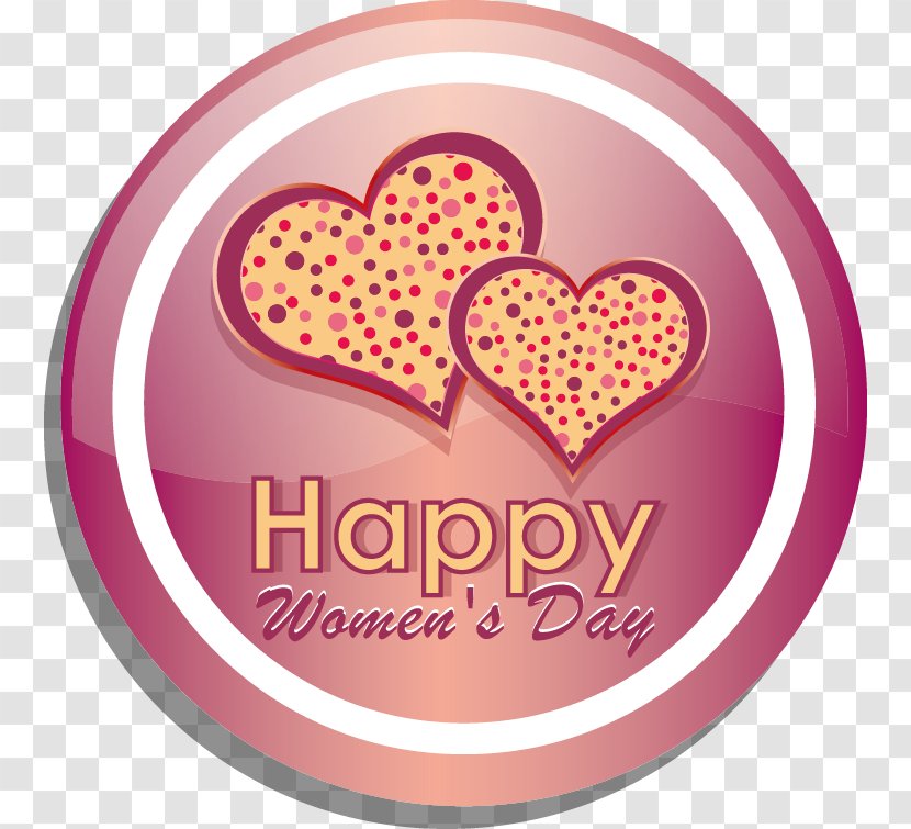 International Womens Day Valentines Heart Woman - Wish - Women's Element Transparent PNG