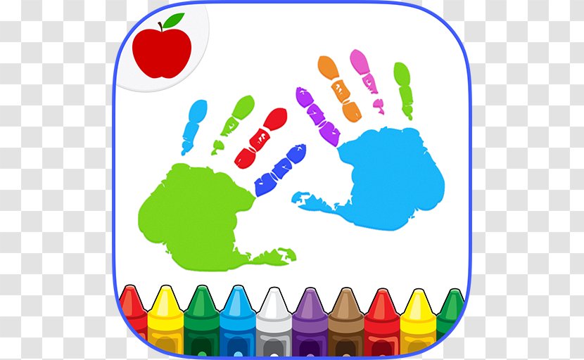Kids Finger Painting Coloring Child Art Book Fingerpaint - Game - PARADİSE Transparent PNG