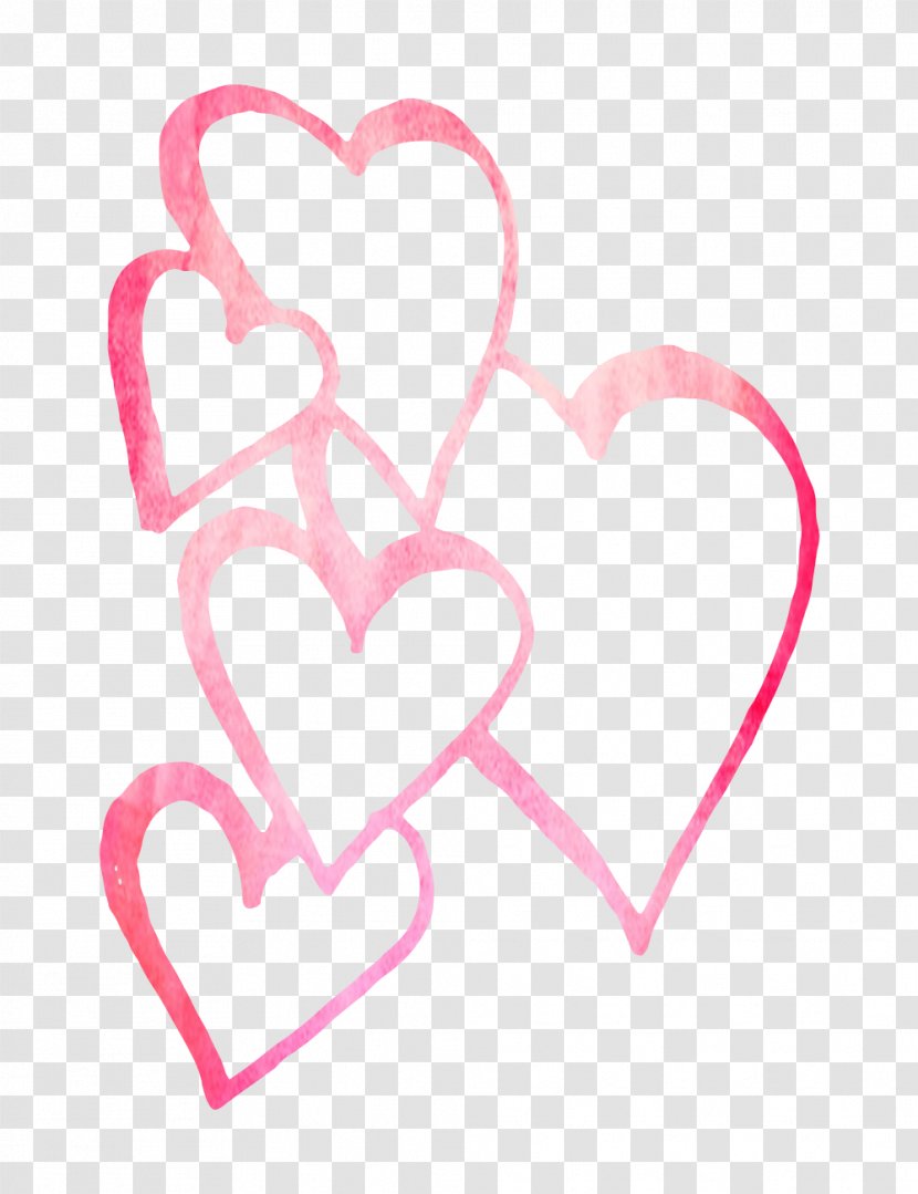 Heart Pink M Valentine's Day Font M-095 - Valentines - Rtv Transparent PNG