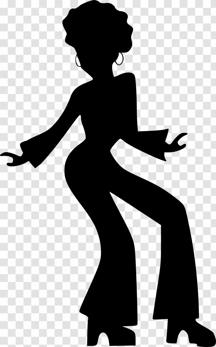 1970s Disco Dance Drawing Clip Art - Silhouette Transparent PNG