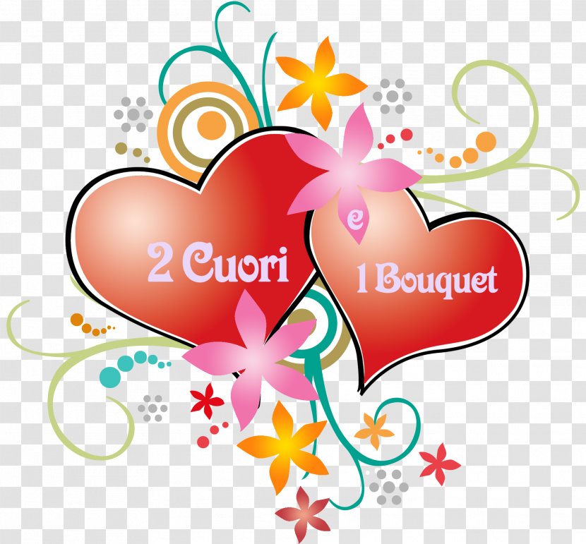 Love Greeting & Note Cards Valentine's Day Clip Art - Flower Bouquet - Cuori Transparent PNG