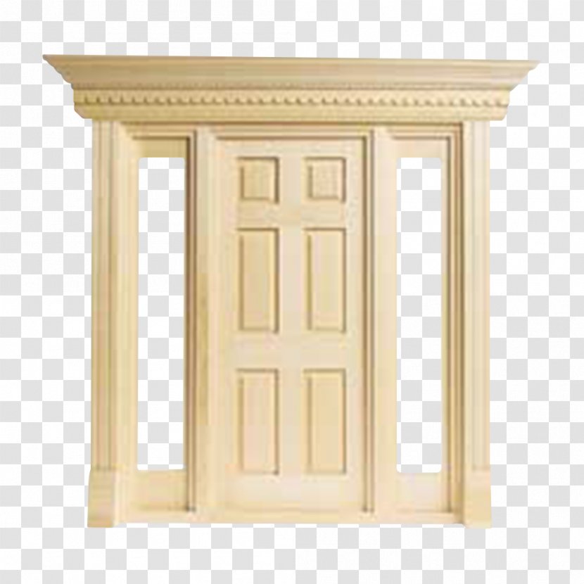 Window Dollhouse Door Miniature Building - Solid Wood Doors And Windows Transparent PNG