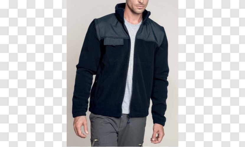 Polar Fleece Polyester Jacket Sleeve T-shirt Transparent PNG