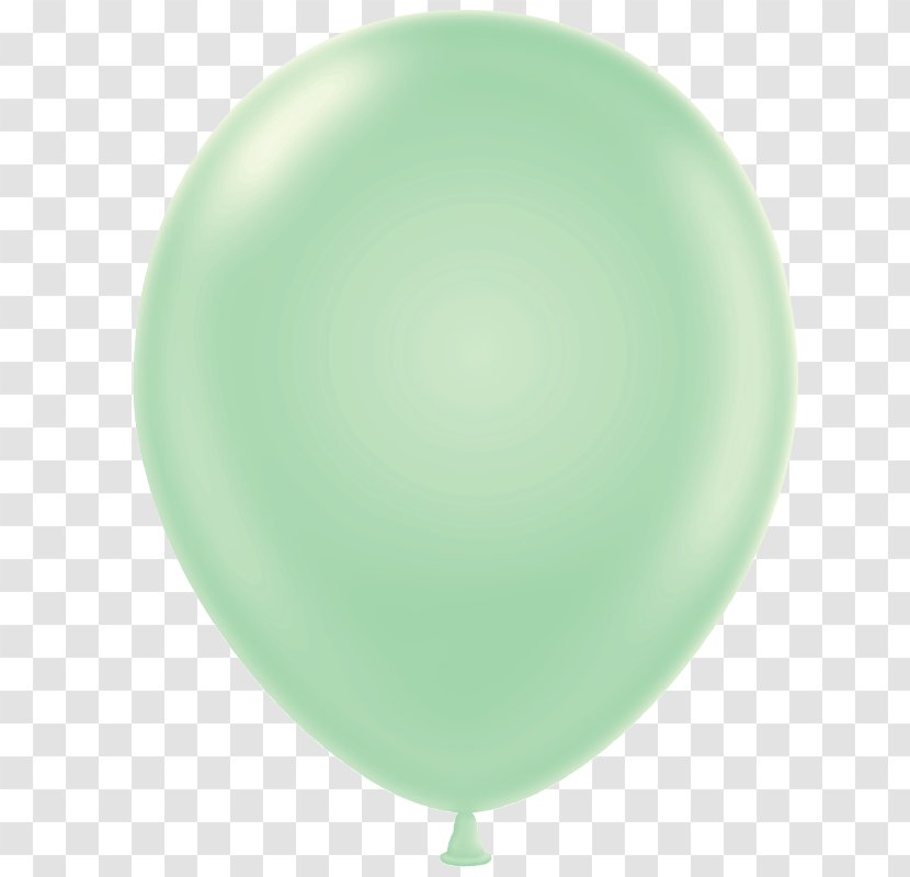 Gas Balloon Green Toy Party - Teal - Mint Transparent PNG