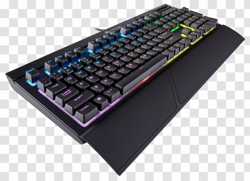 Computer Keyboard Corsair Gaming K70 Rapidfire Cherry MX Speed Components RGB RAPIDFIRE - Numeric Keypad Transparent PNG