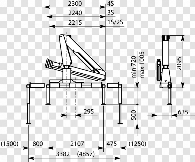 Mobile Crane Truck Hydrauliska Industri AB Renault - Heart Transparent PNG