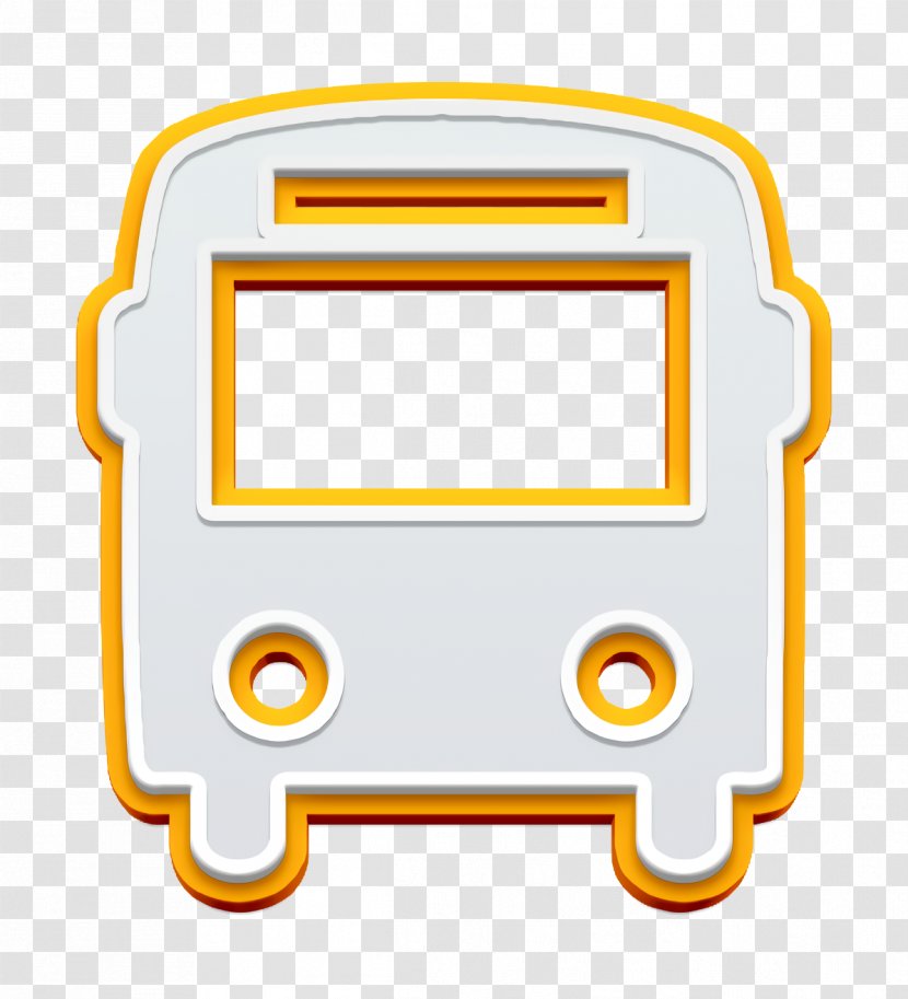 Bus Icon Front Of Transport - Technology Transparent PNG