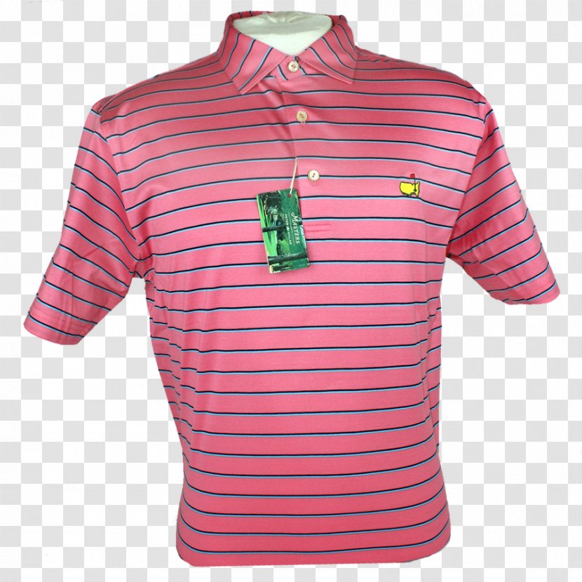 T-shirt 2018 Masters Tournament Polo Shirt Augusta National Golf Club - Magenta Transparent PNG