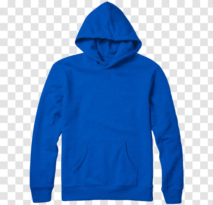 Hoodie T-shirt Sleeve Top - Electric Blue Transparent PNG