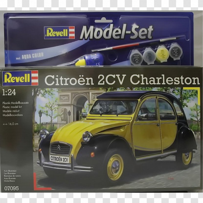 Citroën 2CV Vintage Car Compact - Plastic Model - Citroen Transparent PNG