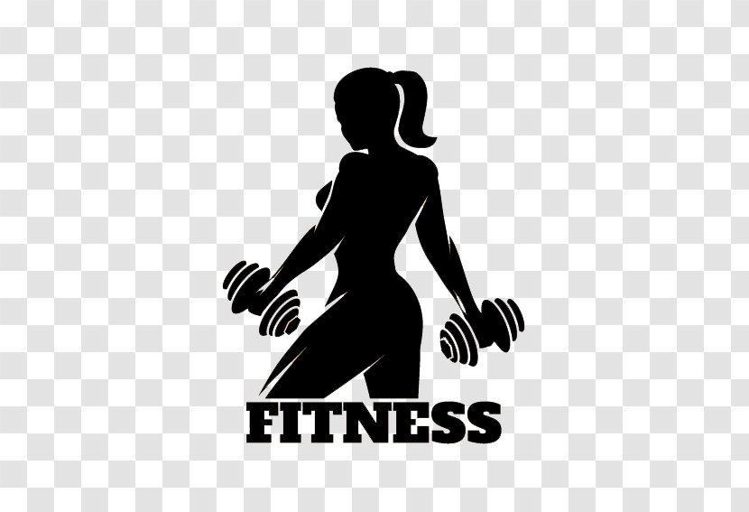 Physical Fitness Centre Silhouette - Brand - Woman Dumbbell Transparent PNG