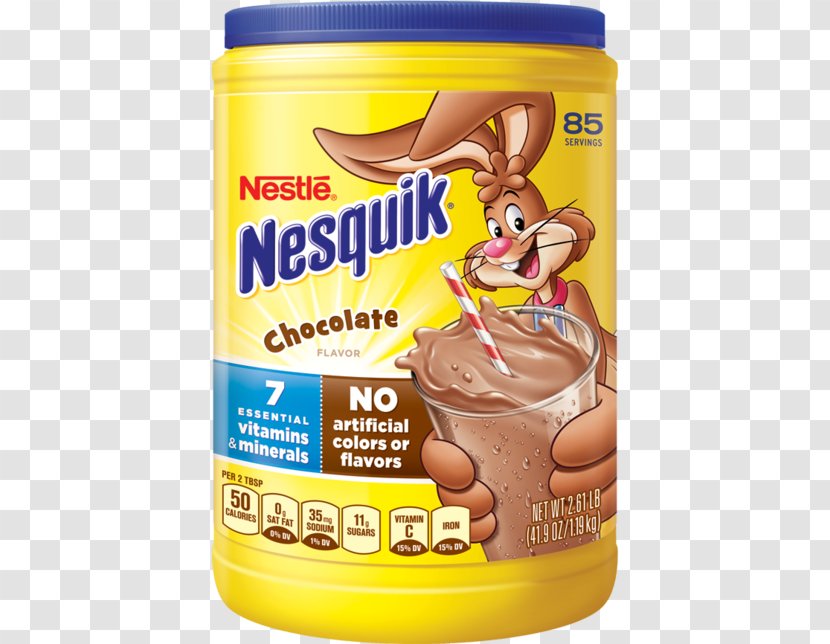 Drink Mix Chocolate Milk Nesquik Nestlé Transparent PNG