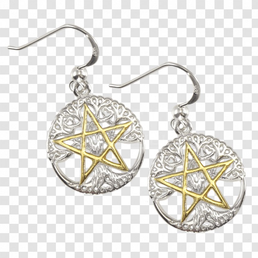 Earring Pentacle Wicca Pentagram Charms & Pendants - Ring Transparent PNG