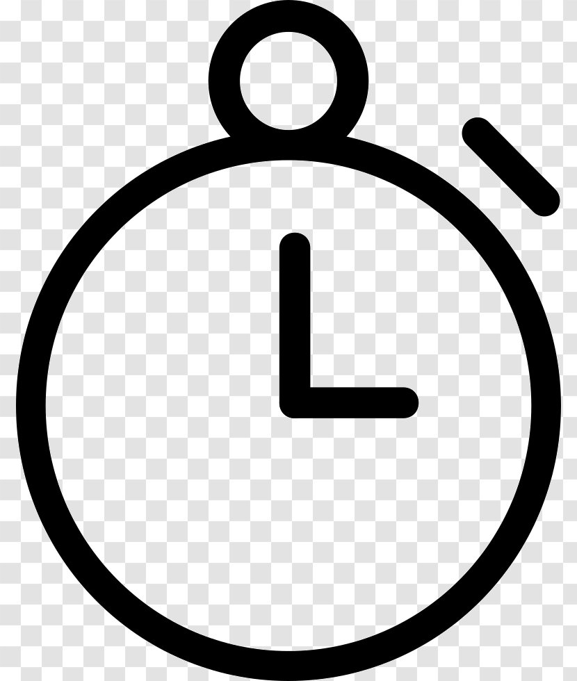 Clip Art Transparency Image Black & White - Trademark - MCalendar Icon Clock Transparent PNG