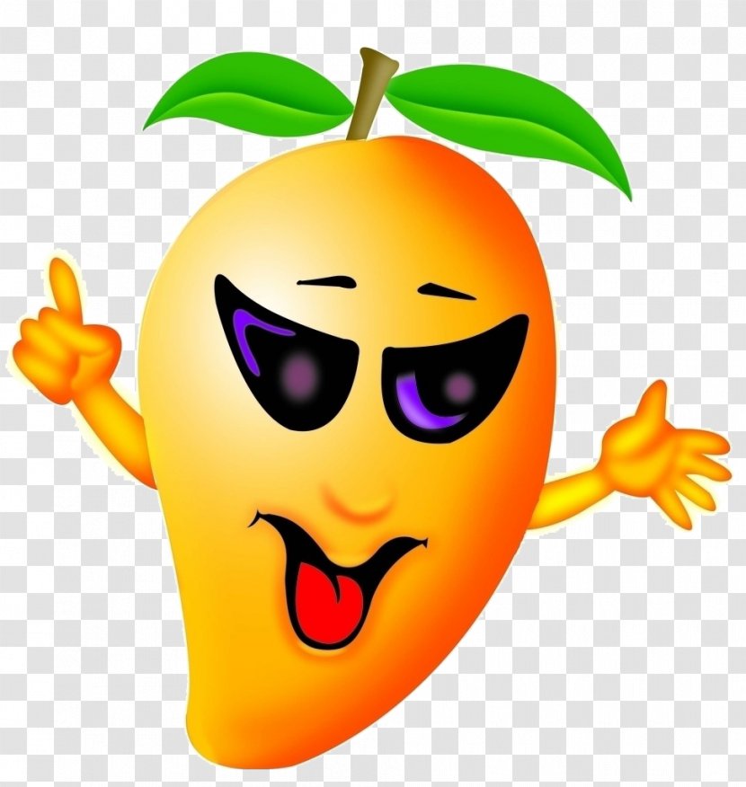 Shanghai Mango Cartoon Fruit - Emoticon Transparent PNG