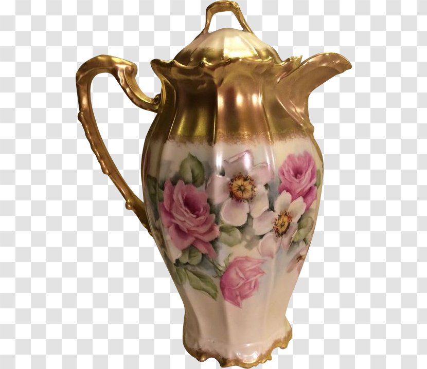 Jug Vase Porcelain Pitcher Teapot - Hand Painted Transparent PNG
