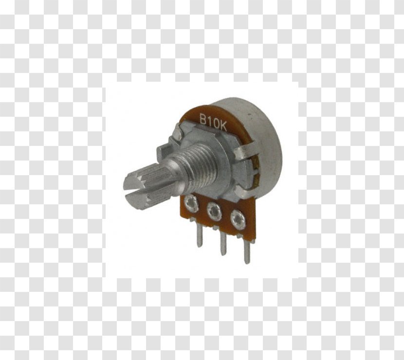 Potentiometer Electronics Resistor Sensor Transistor - Breadboard - 10k Transparent PNG