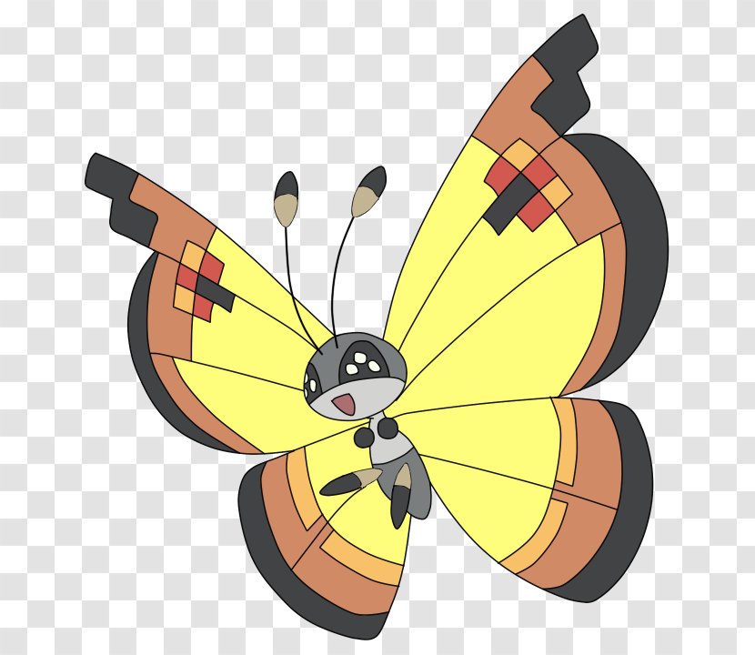 Monarch Butterfly Pokémon X And Y Vivillon Poké Ball - Cartoon - Continental Pattern Transparent PNG
