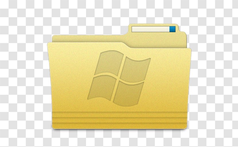 Material Rectangle Yellow - Windows 8 - Folders Folder Transparent PNG