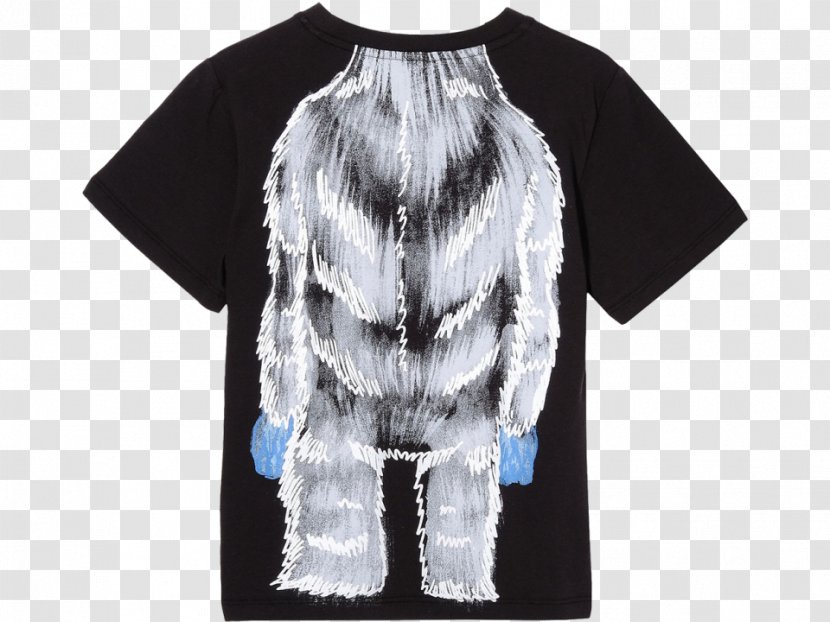 T-shirt Sleeve Outerwear Neck Fur - Stella Mccartney Transparent PNG