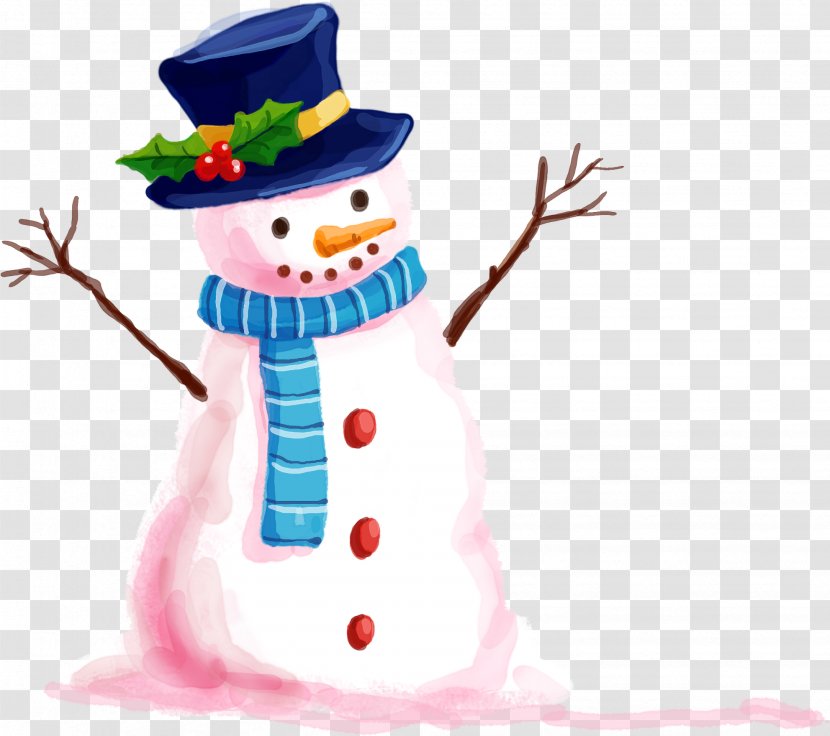 Snowman Winter Clip Art - Hands Transparent PNG