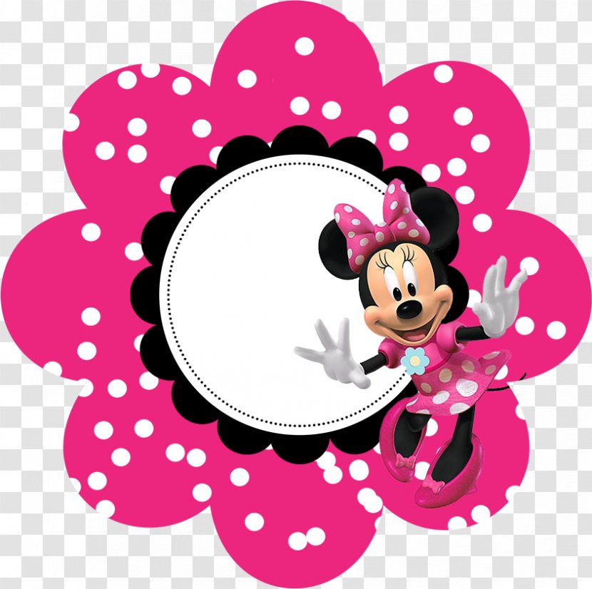 Minnie Mouse Mickey Party Birthday - Pink Transparent PNG