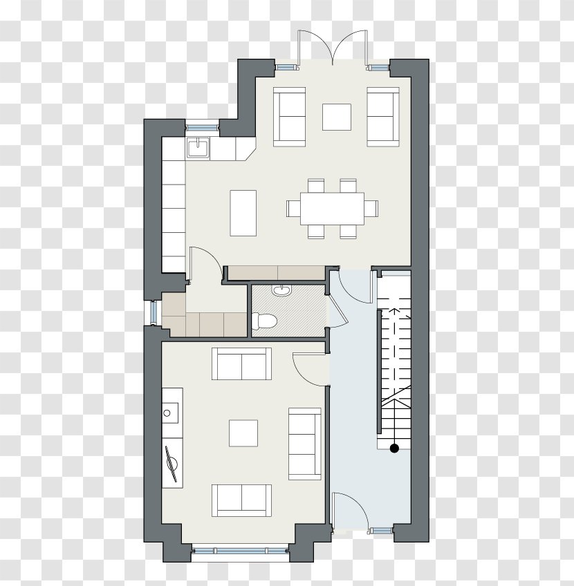 Barnaul Apartment Real Estate Home Condominium - Floor Plan - Ground Transparent PNG