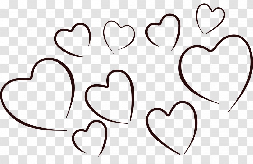 Heart Black And White Clip Art - Frame - Images Transparent PNG