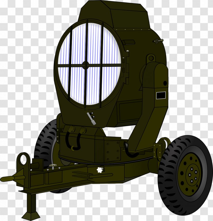 Military Soldier Army Radar Searchlight - Imaging Transparent PNG