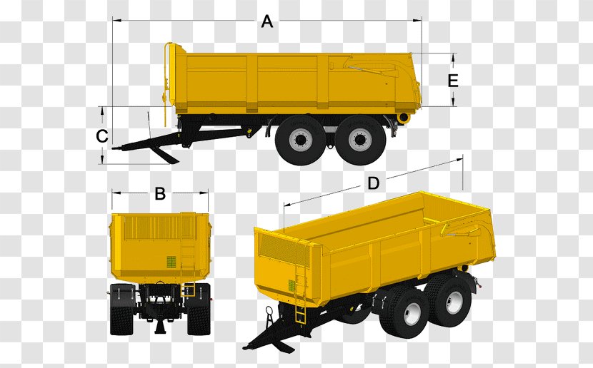 Dump Truck Trailer Bremskraftregler Commercial Vehicle - Kippers Transparent PNG