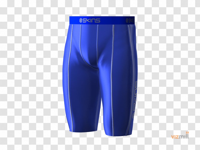 Swim Briefs Trunks Cobalt Blue Waist Shorts - Watercolor - Design Transparent PNG