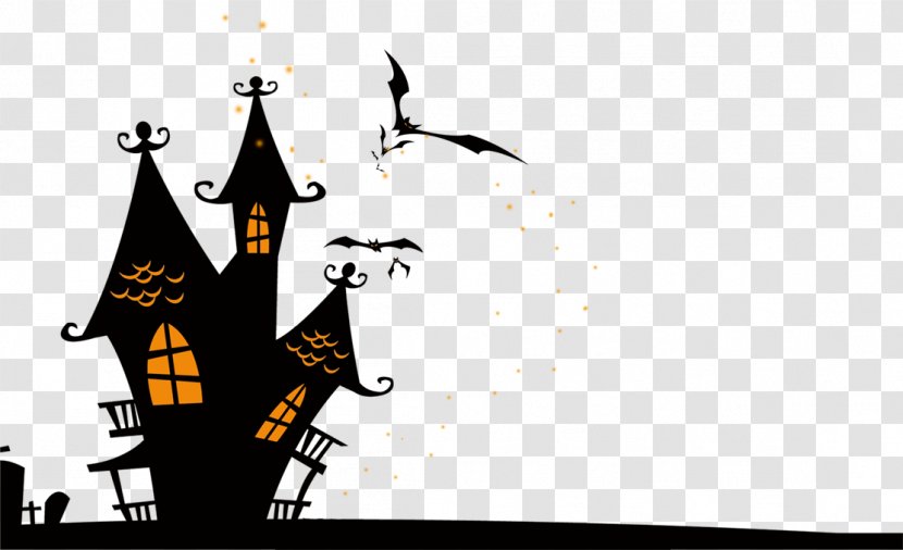 Halloween Haunted Attraction Wall Decal Party Clip Art - Illustration - Bat Transparent PNG