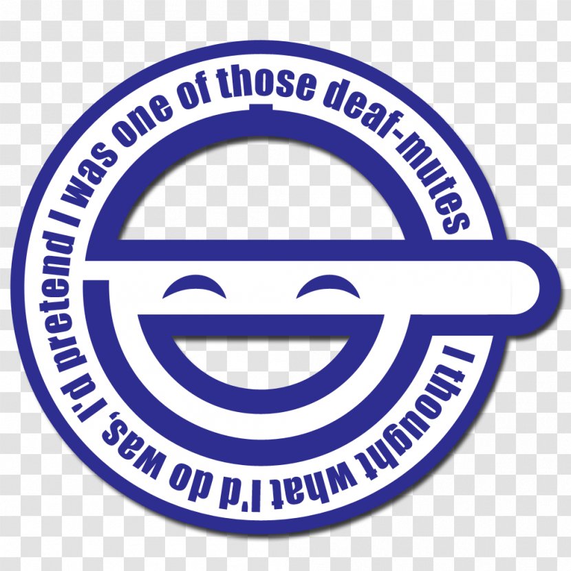 Laughing Man Ghost In The Shell Logo Animated Film - Watercolor - Smiling Transparent PNG