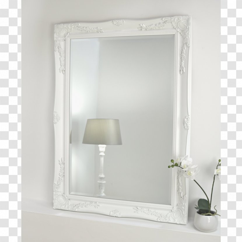 Mirror Window Shabby Chic Bathroom Cabinet - Distressing Transparent PNG