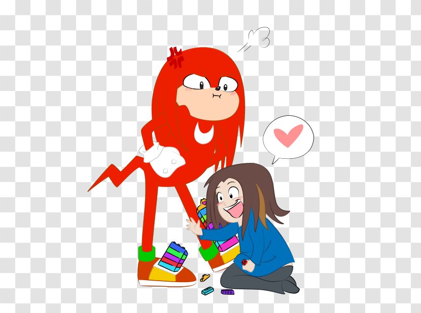 Knuckles The Echidna Sonic Hedgehog DeviantArt & Rouge Bat - Watercolor - Skam Transparent PNG