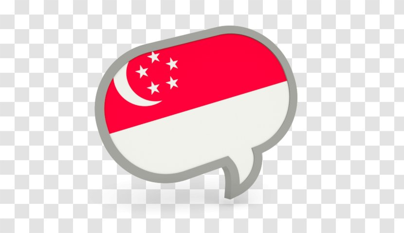 Flag Of Singapore Language Speech - Lion Head Symbol Transparent PNG