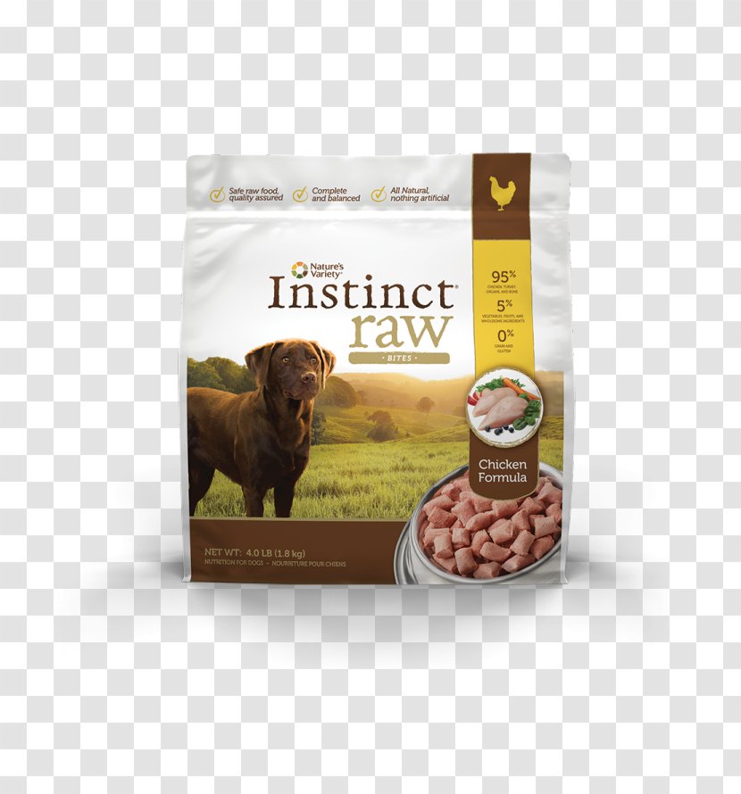 Dog Cat Food Nature's Variety Raw Foodism - Pet - Chicken Bites Transparent PNG